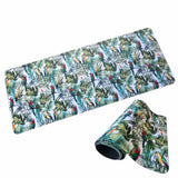 Millie & Boo Tropical Bird Printed Mouse Mat - 80cm x 30cm Non-Slip Easy Glide Mouse Pad Desk Organiser - 2mm Thickness, Ideal for Women Working from Home