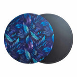 Purple Leaf Mouse  Mat, 22cm, 2mm Thickness, Non-Slip Mouse Mat