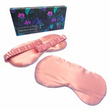 Millie & Boo Silk Sleep Mask - 100% Pure Organic Mulberry 19 Momme Silk Eye Mask for Sleeping - Comfortable Light Pink  Eye Mask with Elastic Band - Luxury Gift Box for Women & Travellers