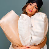 Satin  Pillowcase 50x75cm - Champagne  Pillowcase with Zipper Closure With Magnetic Gift Box