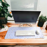 Millie & Boo Springtime Flower Desk Mat, Large 80x30 cm, 2mm Thickness, Non-Slip Mouse Mat & Pad, Desk Organiser for Women, Ideal for Work from Home Office Space, Gaming Mouse Pad, Female Desk Tidy