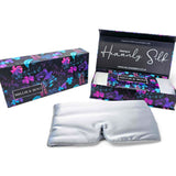 100% Pure Organic Mulberry 22 Momme Silk Eye Mask for Sleeping - Comfortable Silver Full  Eye Mask with Elastic Band
