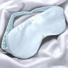Millie & Boo Silk Sleep Mask - 100% Pure Organic Mulberry 19 Momme Silk Eye Mask for Sleeping - Comfortable Light Blue  Eye Mask with Elastic Band - Luxury Gift Box for Women & Travellers